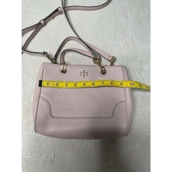 Tory Burch Georgia Triple Compartment Shoulder Tote Bag Women Size L Dusty Pink - Picture 7 of 16